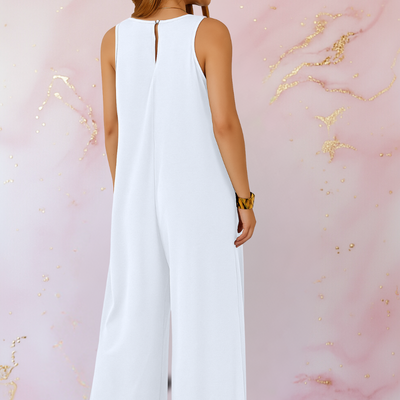 Grace™ | Wide-Leg Sleeveless Jumpsuit