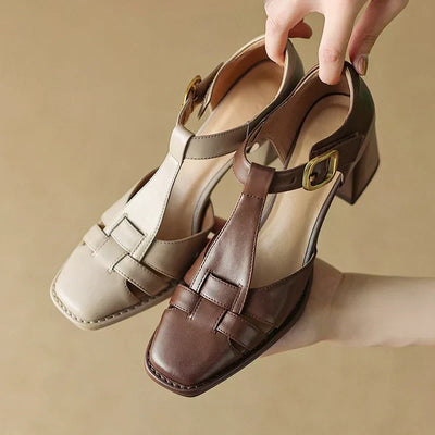 Michela - Square Toe Sandals