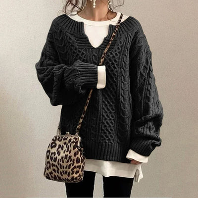 Sofia - Cozy Twisted Winter Sweater for Warm Style
