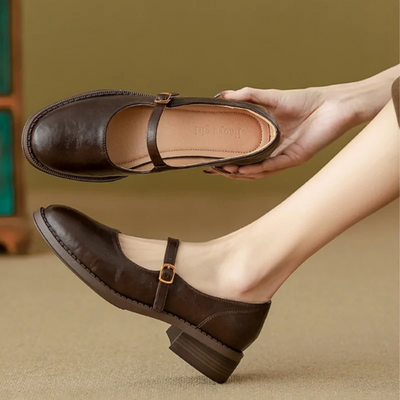 Kathy - Classic Comfort Mary Janes Made Of Leather